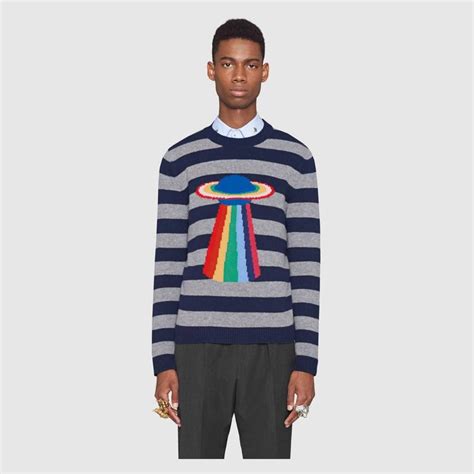 gucci planet sweater|Gucci sweater for men.